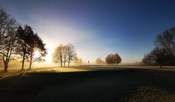 albertslund golfklub vinter 2020 Morgenlys bane